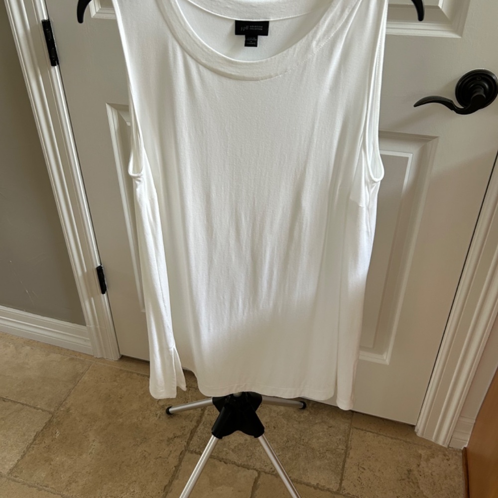 J Jill forever collection white swing tank top.